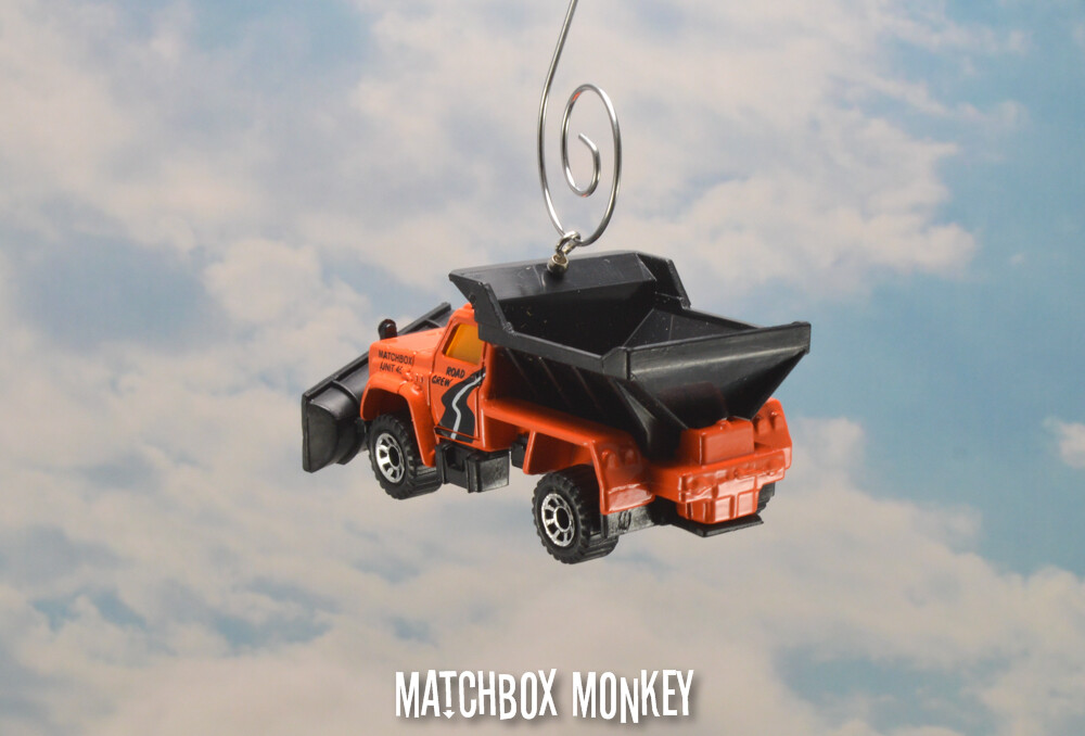 Highway Maintenance Snow Plow Salt Truck Custom Christmas Ornament 1/64 DOT MDOT