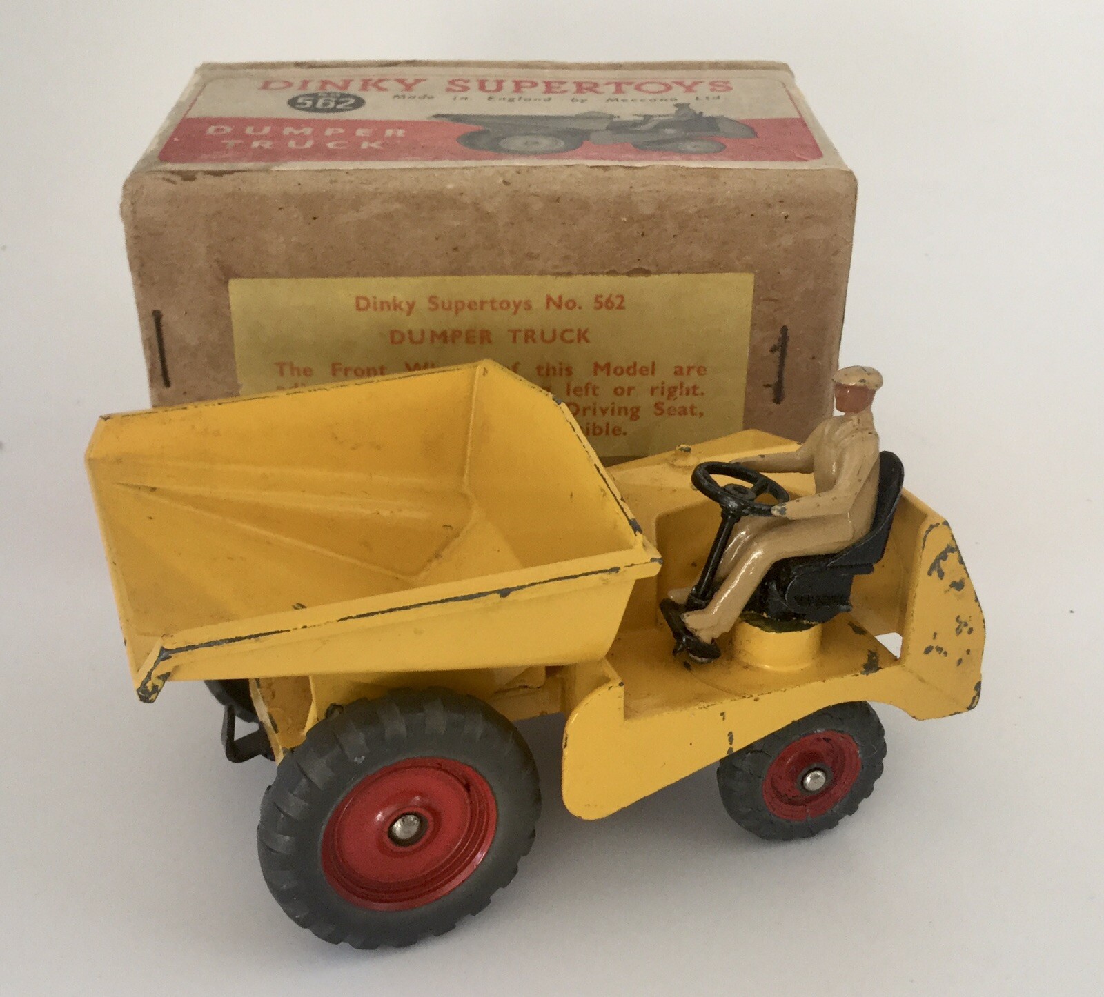 Dinky Supertoys Meccano 562 Dumper Truck with Box