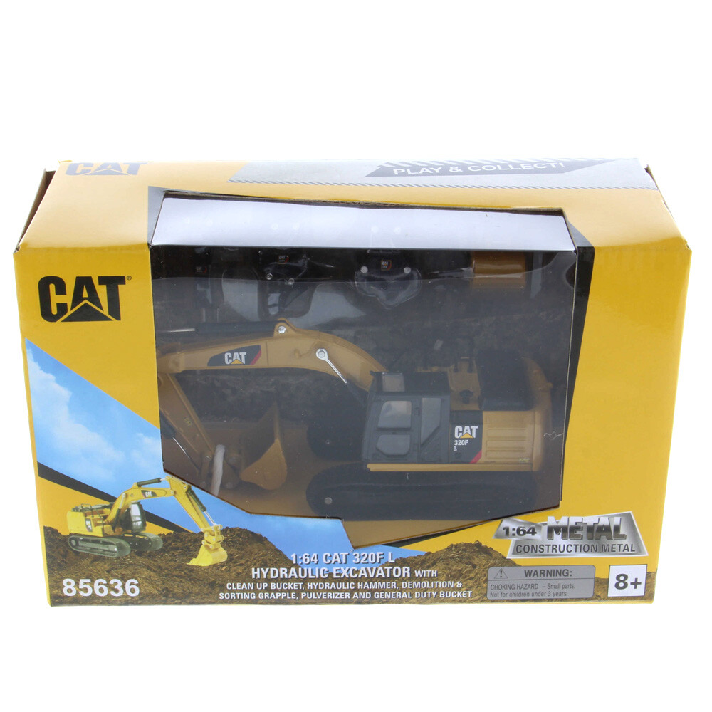 DIECAST MASTERS 1/64 CAT 320F L TRACK HYDRAULIC EXCAVATOR SAME SCALE AS DCP