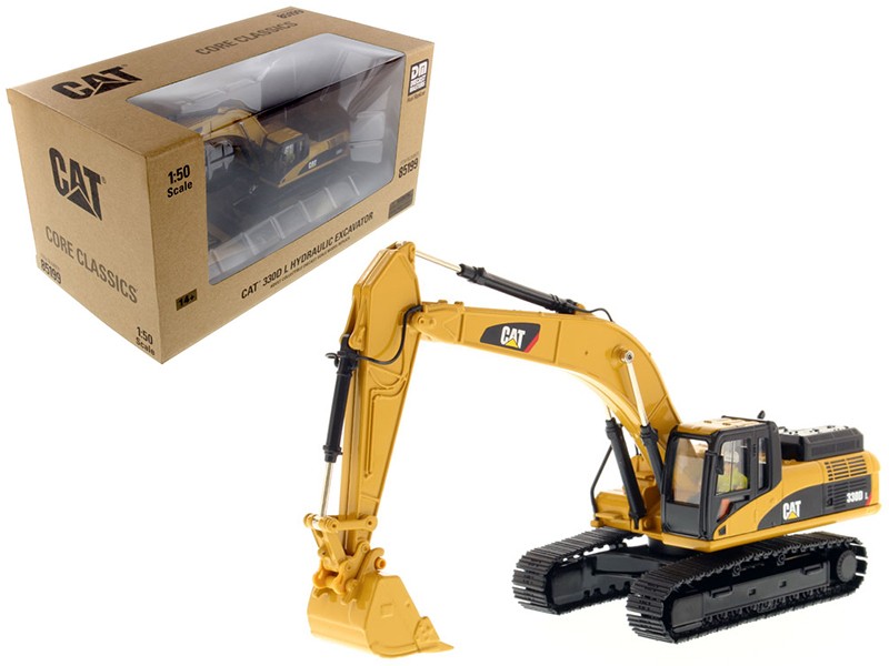 CAT Caterpillar 330D L Hydraulic Excavator with Operator 1/50 by Diecast Masters