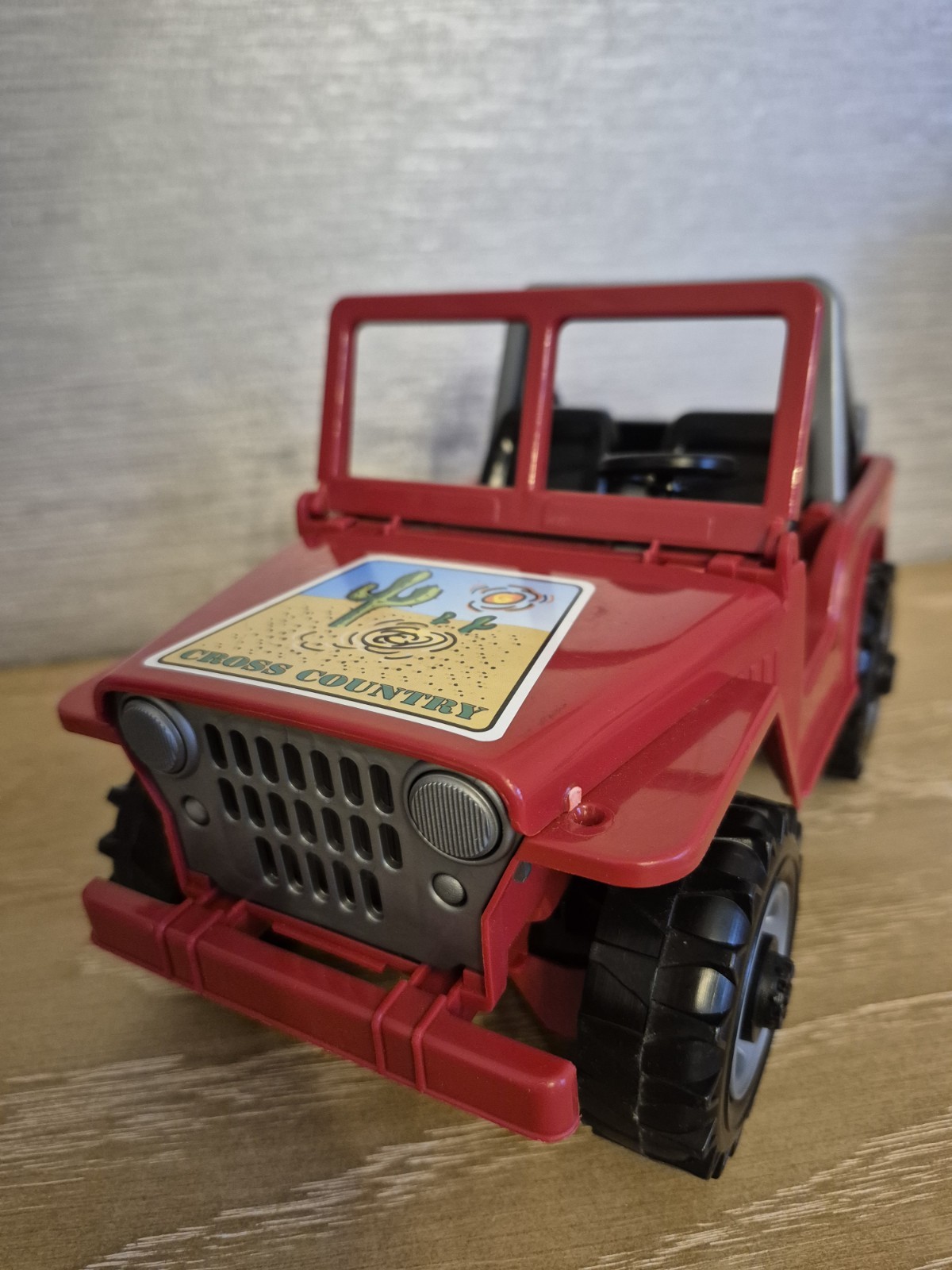 Bruder Vintage Red Cross Country Jeep Wrangler “Super Eagle” 1990’s