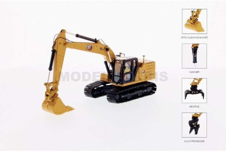 DIECAST MASTERS 85657 CAT 323 Next Generation With Accessories 1/50
