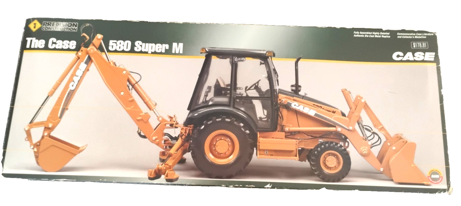 1/16 Case 580 Super M Backhoe Precision Construction Series #1