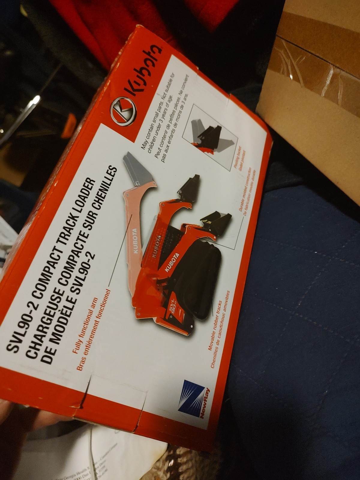 Brand New Kubota Compact Track Loader Toy Model SVL90-2 Scale 1:18 By NewRay
