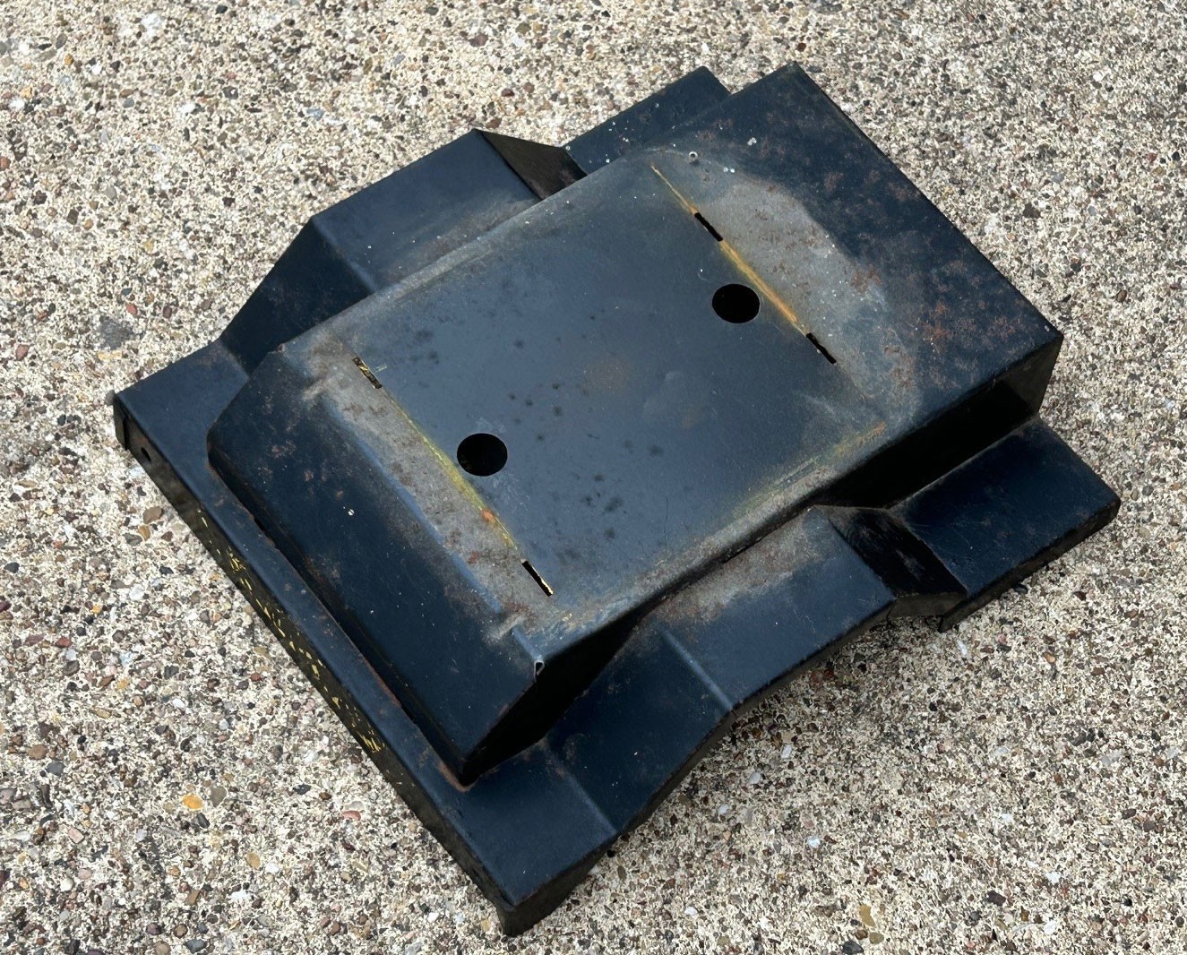 Vintage 1970’s Mighty Tonka Clamshell Crane Part – Crane Base Plate ONLY