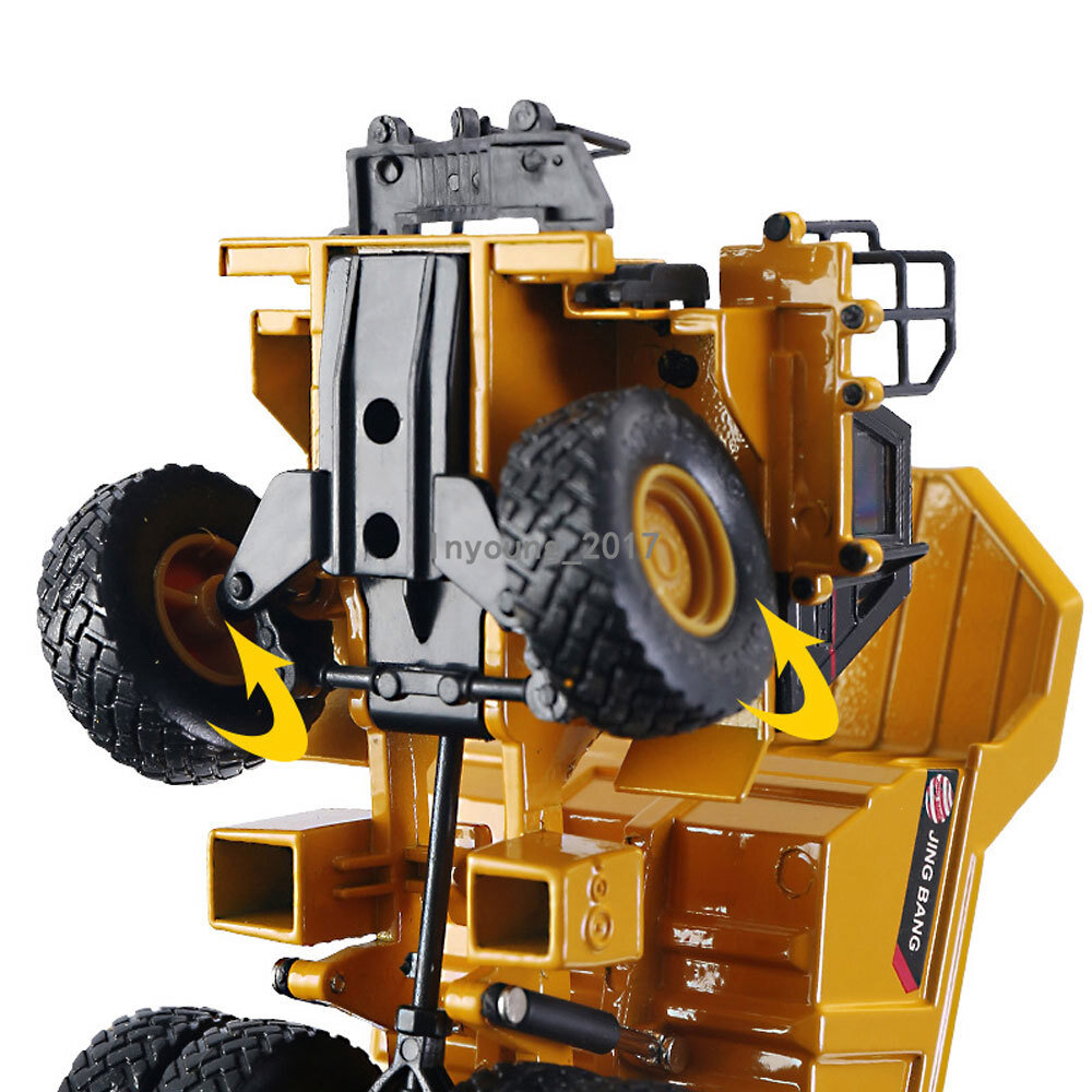 1:80 Dump Truck Construction Vehicle Model Diecast Toy Trucks for Boys Yellow