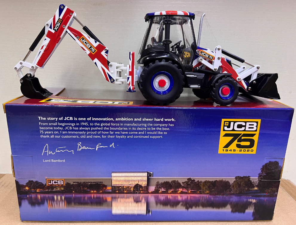 1:32 36CM JCB 3CX BACKHOE LOADER Construction Machine Equipment Diecast Model
