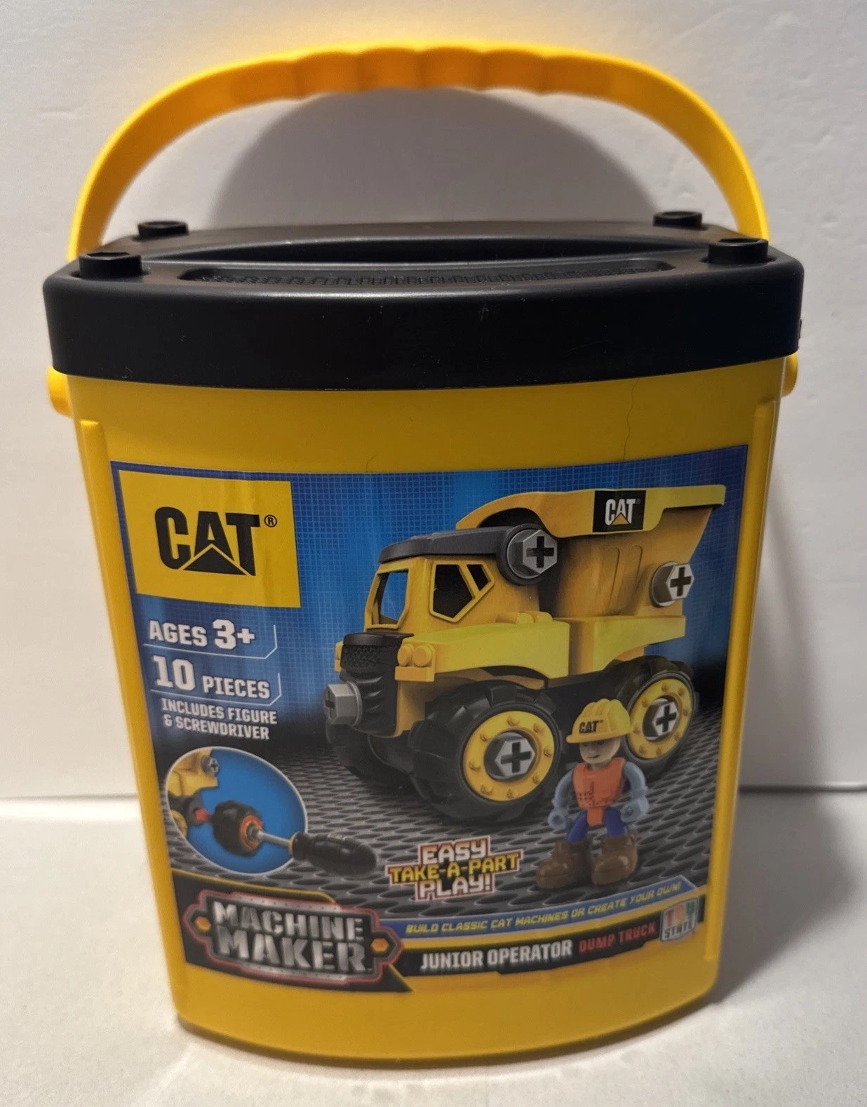 CAT Machine Maker Junior Operator Dump Truck Construction Assembly Kit Complete