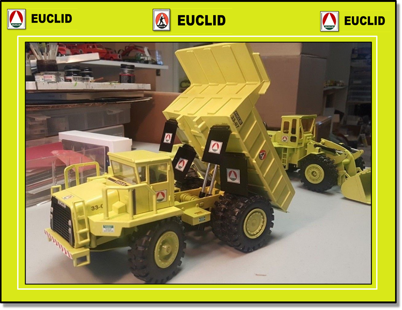 1/40 EUCLID/TEREX 3307 Dump Truck in “EUCLID” colors $$$ FREE SHIPPING !!!