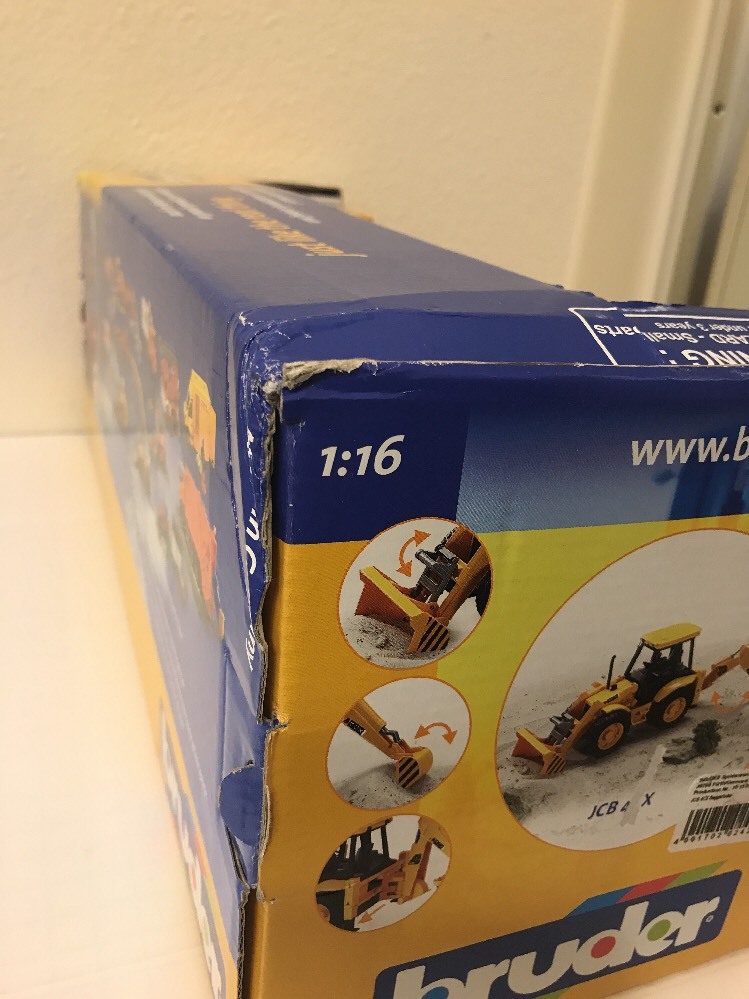 Unopened Bruder 02428 Pro Series JCB 4CX Loader and Backhoe Tractor 1:16 Scale