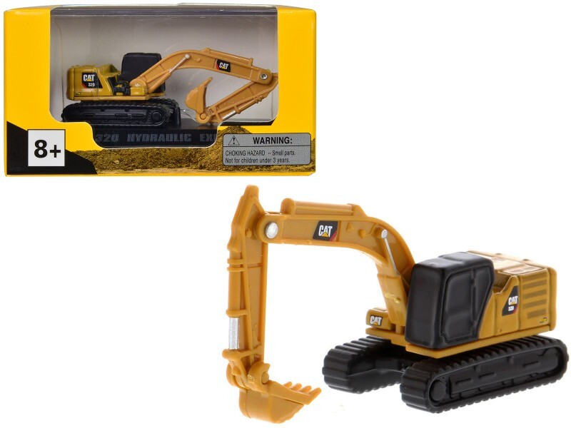 CAT Caterpillar 320 Hydraulic Excavator Yellow “Micro-Constructor” Series Diecas