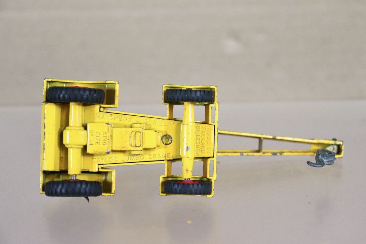 MATCHBOX 14 KING SIZE TAYLOR JUMBO MOBILE CRANE ob