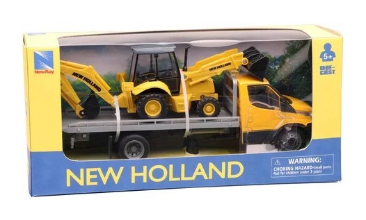 NEWRAY – IVECO backhoe truck NEW HOLLAND B110C – – NEW16193A