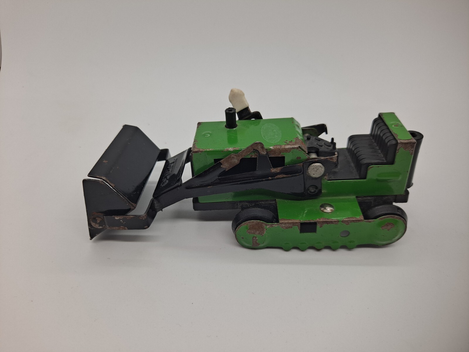 Vintage Tonka Pressed Steel Bulldozer 5½inches Long Mix Of Metal & Plastic