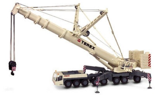 Conrad 2098 Terex AC500-1 Telescopic Hydraulic Truck Crane 1/50 O scale MIB