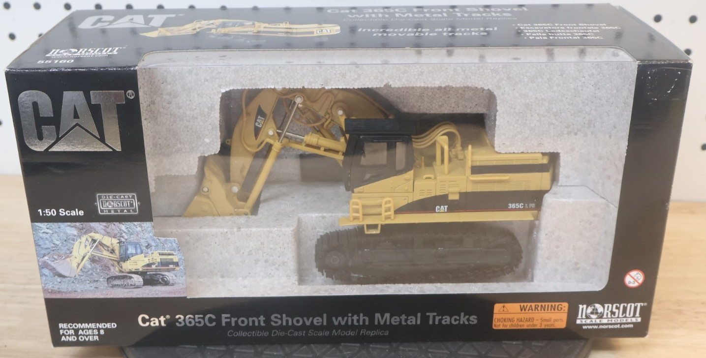 Caterpillar Cat 365C L FS Front Shovel – Norscot 1:50 Scale Model #55160 NIB USA