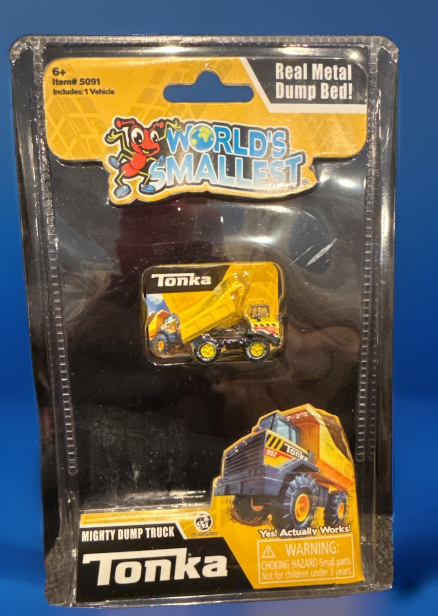 Tonka Truck World’s Smallest Mini G Mighty Miniature Toy Real Metal Dump Bed
