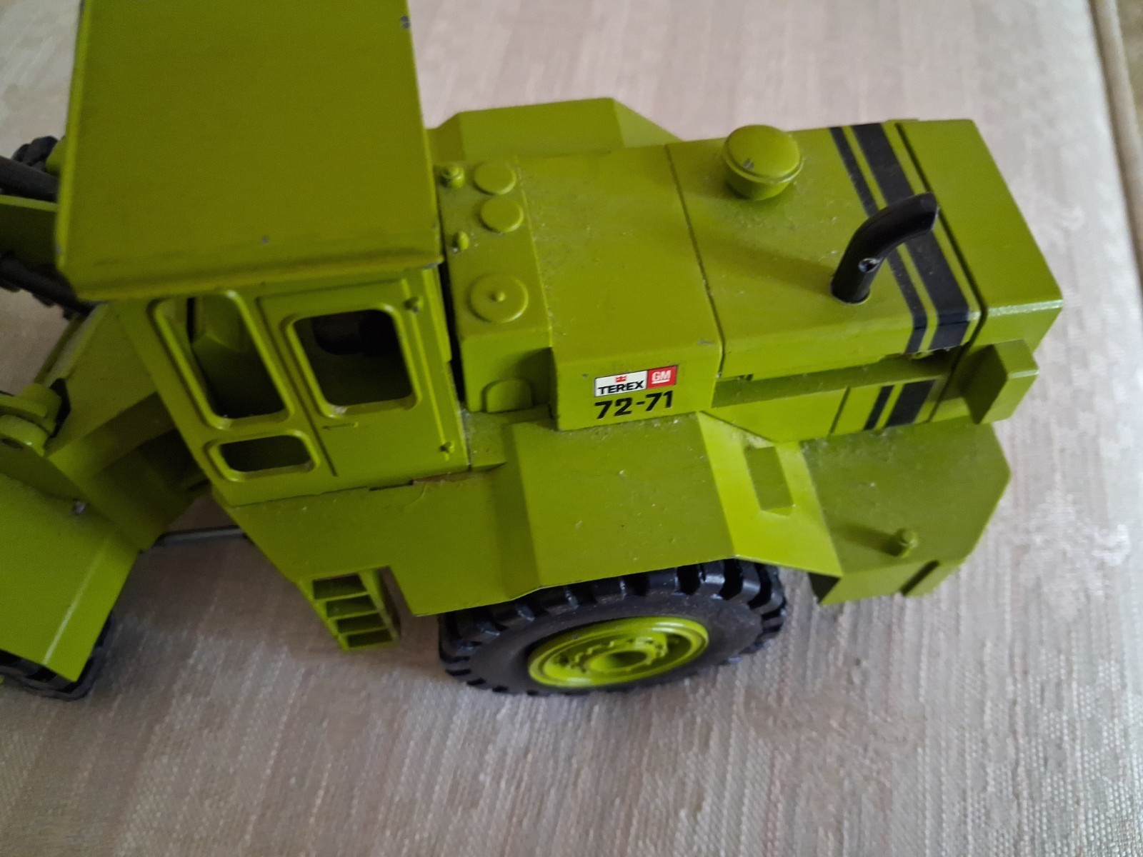 Terex GM Wheel Loader #72-71 Vintage Diecast. Scale 1:40 by Gesha of Germany