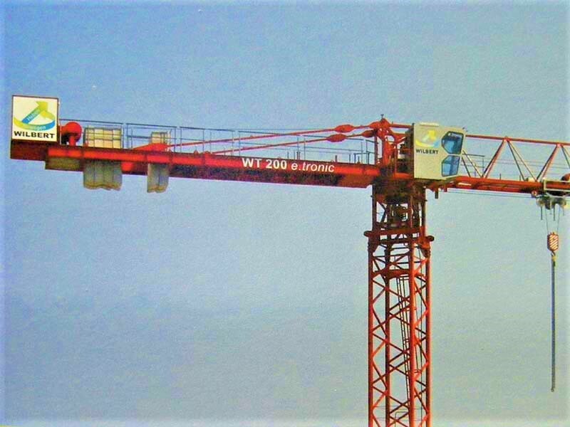Conrad 2027 Wilbert WT200 e. tronic Tower Crane 1/87 HO Scale Die-cast MIB