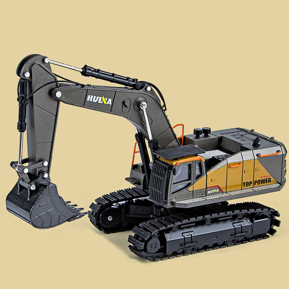 1:50 Excavator Truck Toy Construction Vehicle Diecast Metal Engineering Toys