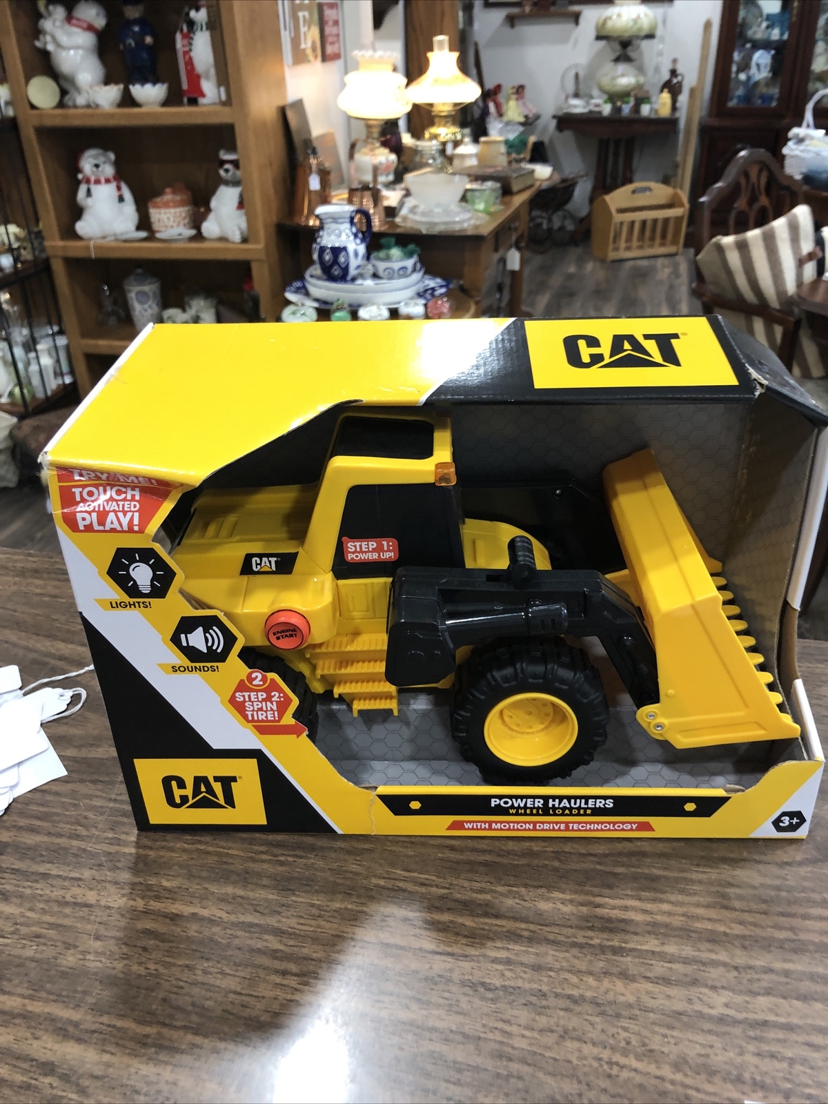 CAT Power Haulers Wheel Loader Touch Activated Play Motion Drive Technology