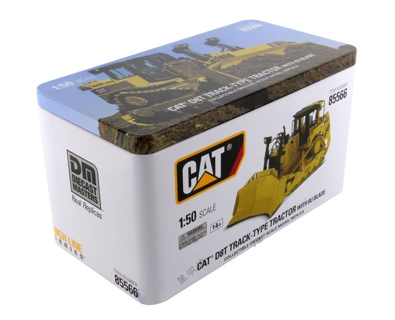 1:50 DM CAT D8T Track-Type Tractor Construction Machine Equipment Diecast Model