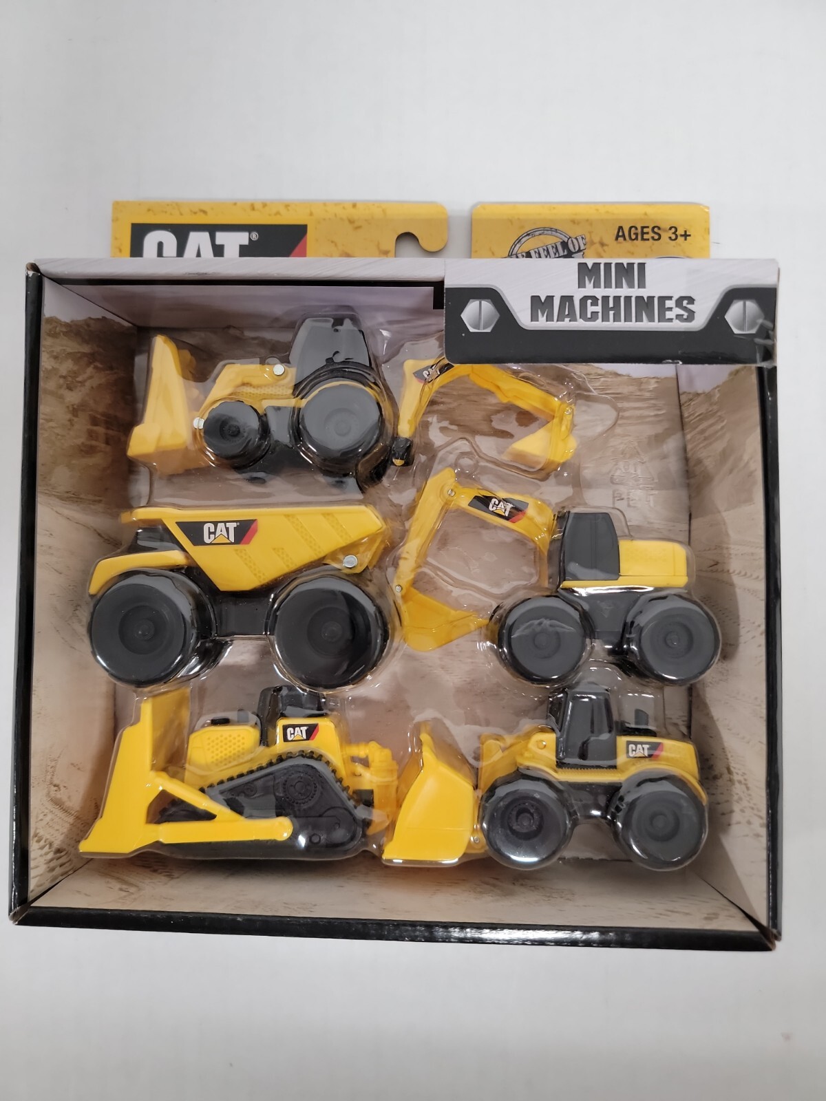 CAT Mini Machines Toy Set – Pack of 5