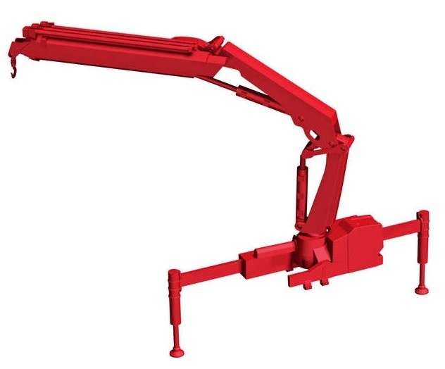 HERPA – HIAB X-HIPRO 232 E-3 Hook Crane – 1/87 – Her054126