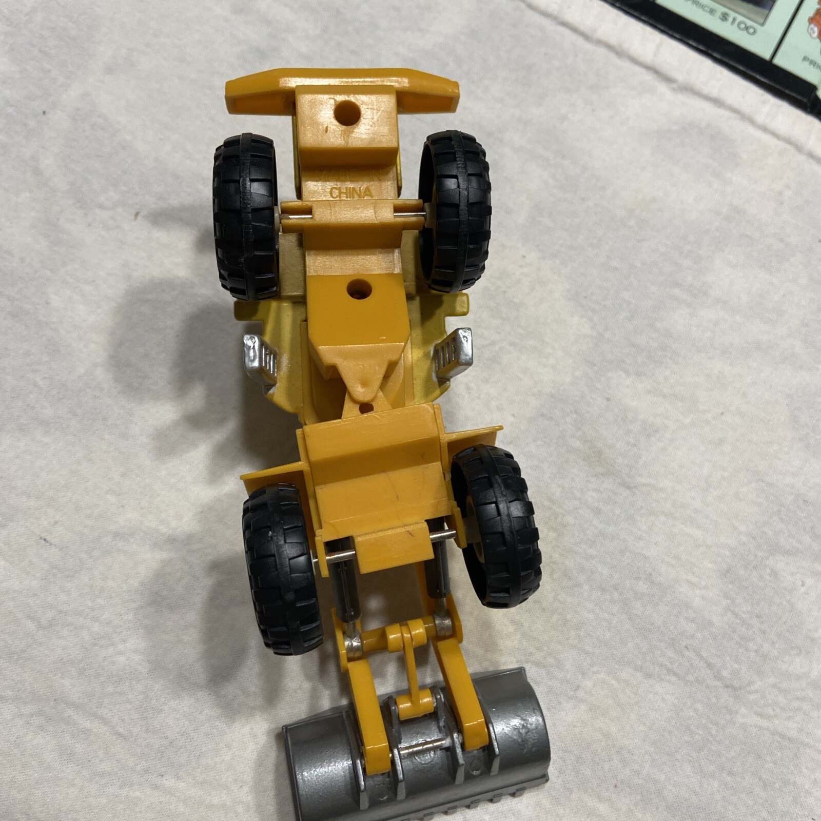 You Front Loader Tractor Metal Plastic Yellow