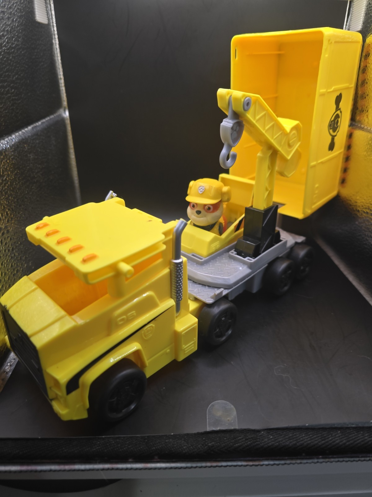PAW Patrol Rubble & Crew Bark Yard Crane Tower Truck Yellow Construction Vehicle