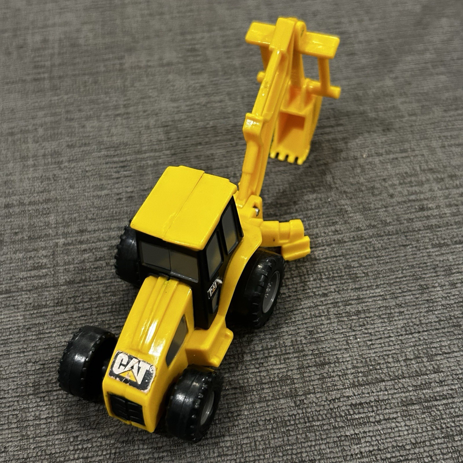 Cat Caterpillar Construction Backhoe Digger Toy 5” Long