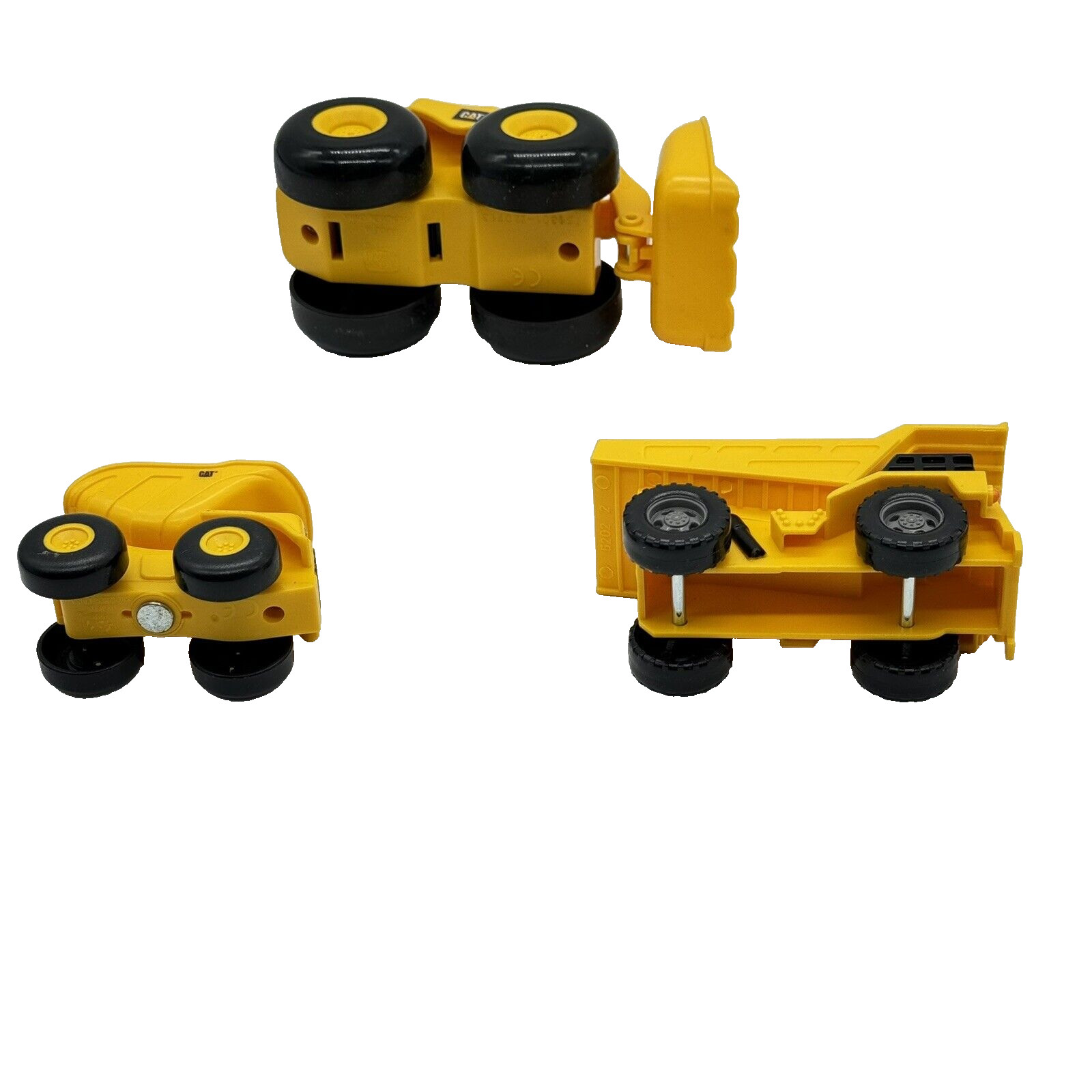 Toy State CAT Dump Truck Tractor Loader Construction Lot 3 EUC