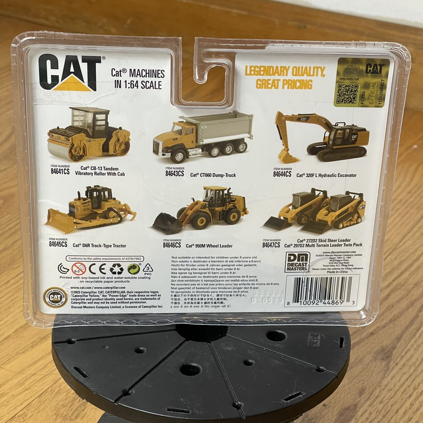 Diecast Masters – 1:64 Scale Cat 272D2 & Cat 297D2 Twin Pack (BBDM84647CS)