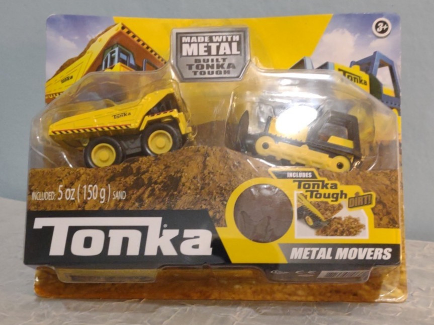 Tonka Metal Movers Front End Loader and Mighty Dump Truck Tonka Metal Tough Dirt