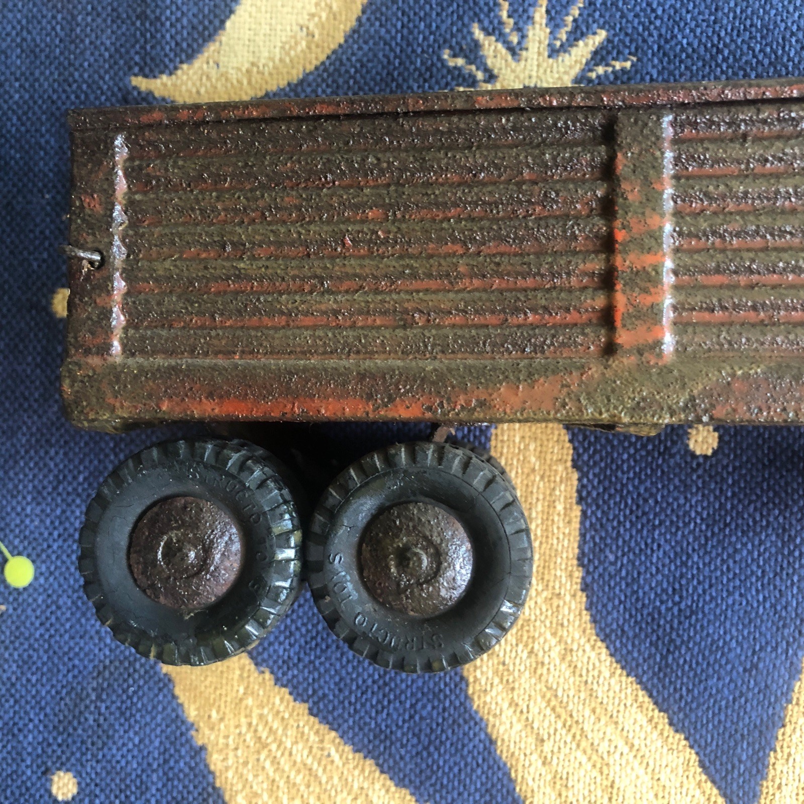 Vintage 1950’s Structo Steel Cargo Company Pressed Steel Semi Truck & Trail (16C