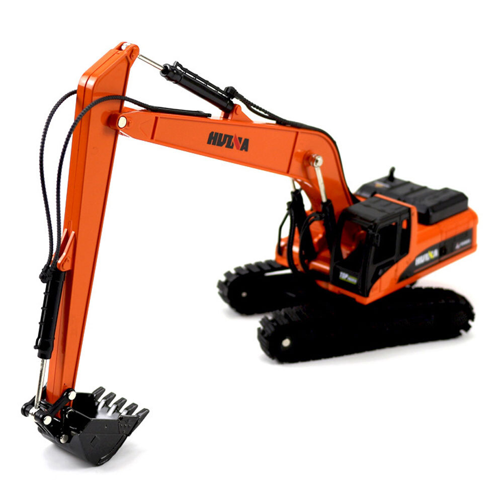 1:50 Excavator Construction Vehicle Diecast Digger Truck for Collection Orange