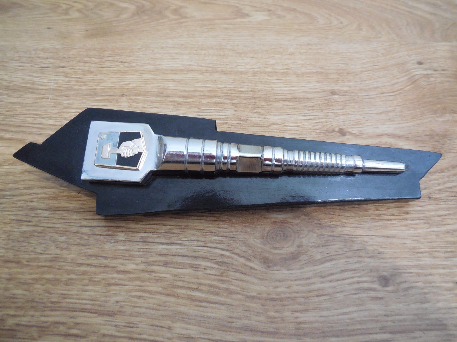 Vintage Soviet Russian Metal Souvenir Mining Jackhammer USSR