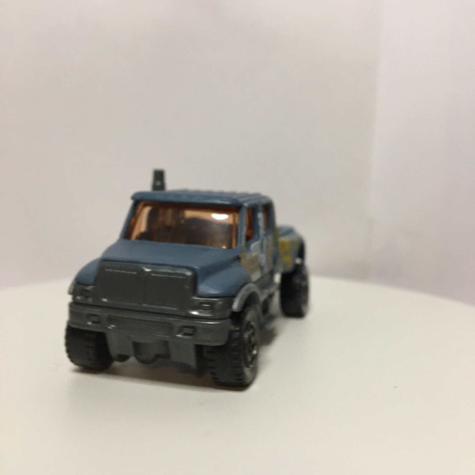 2017 Matchbox “Jungle Mission” International CXT TRUCK MATTE BLUE GREY NRMT VHTF