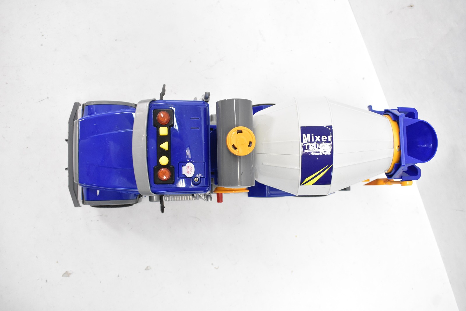 ToyStar Blue Cement Mixer Truck Toy Construction Vehicle Kids Battery Operated