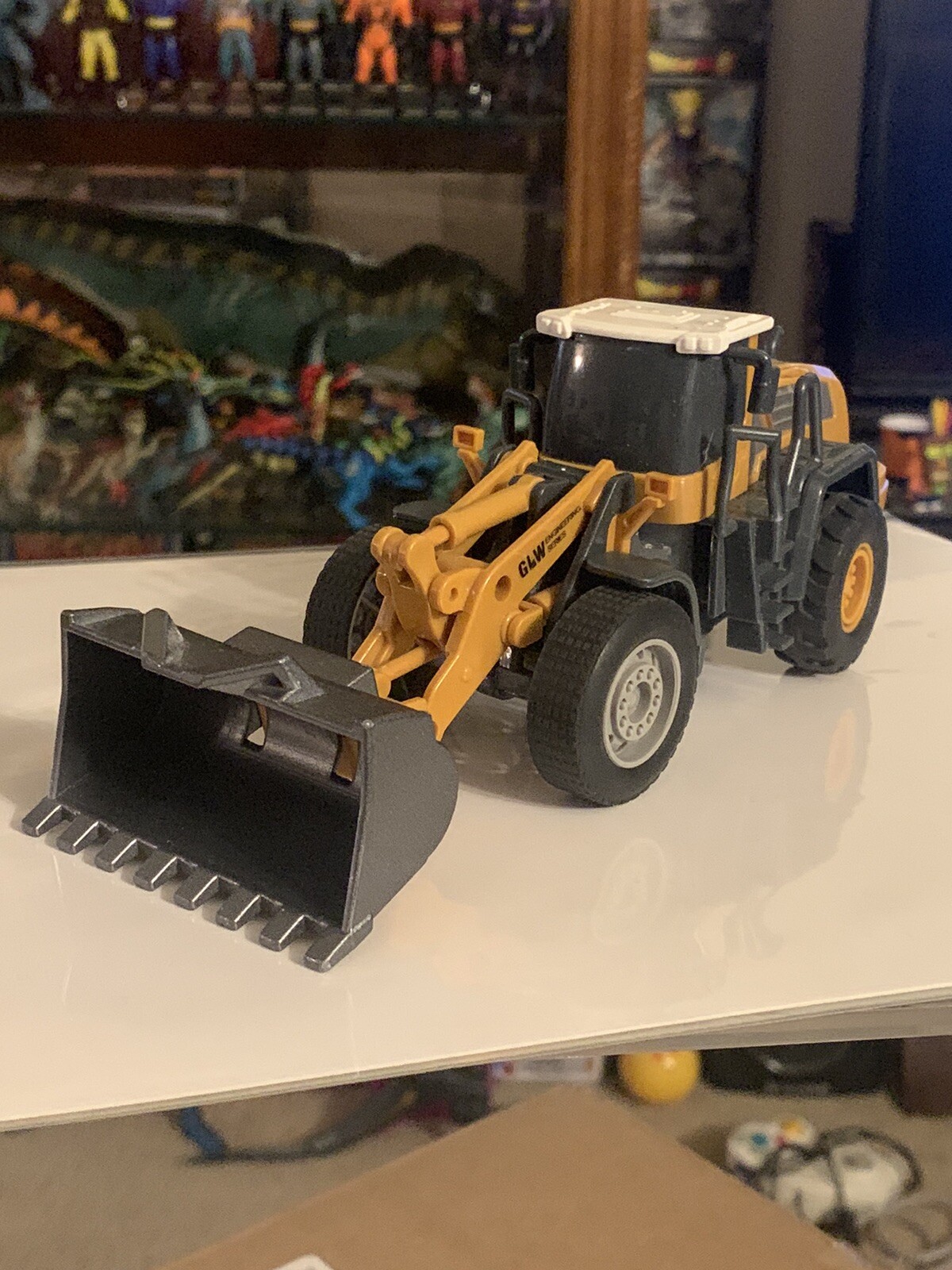 Engineering Series GLW Toy Construction Vehicle Truck with Plow RARE Collectors