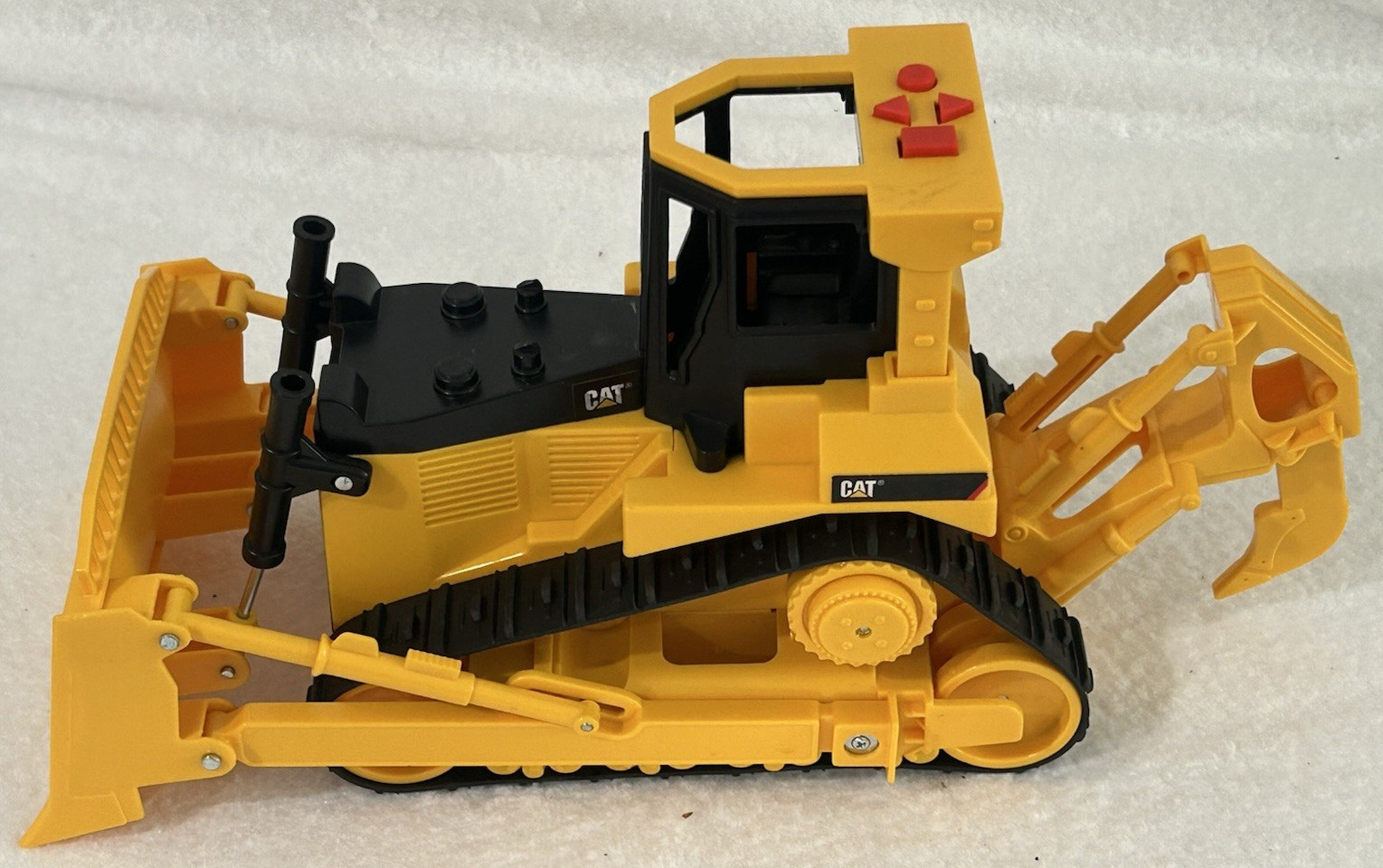 Vintage CAT BULLDOZER Toy State Industries 1997 Caterpillar w/ Sounds Works 12×7