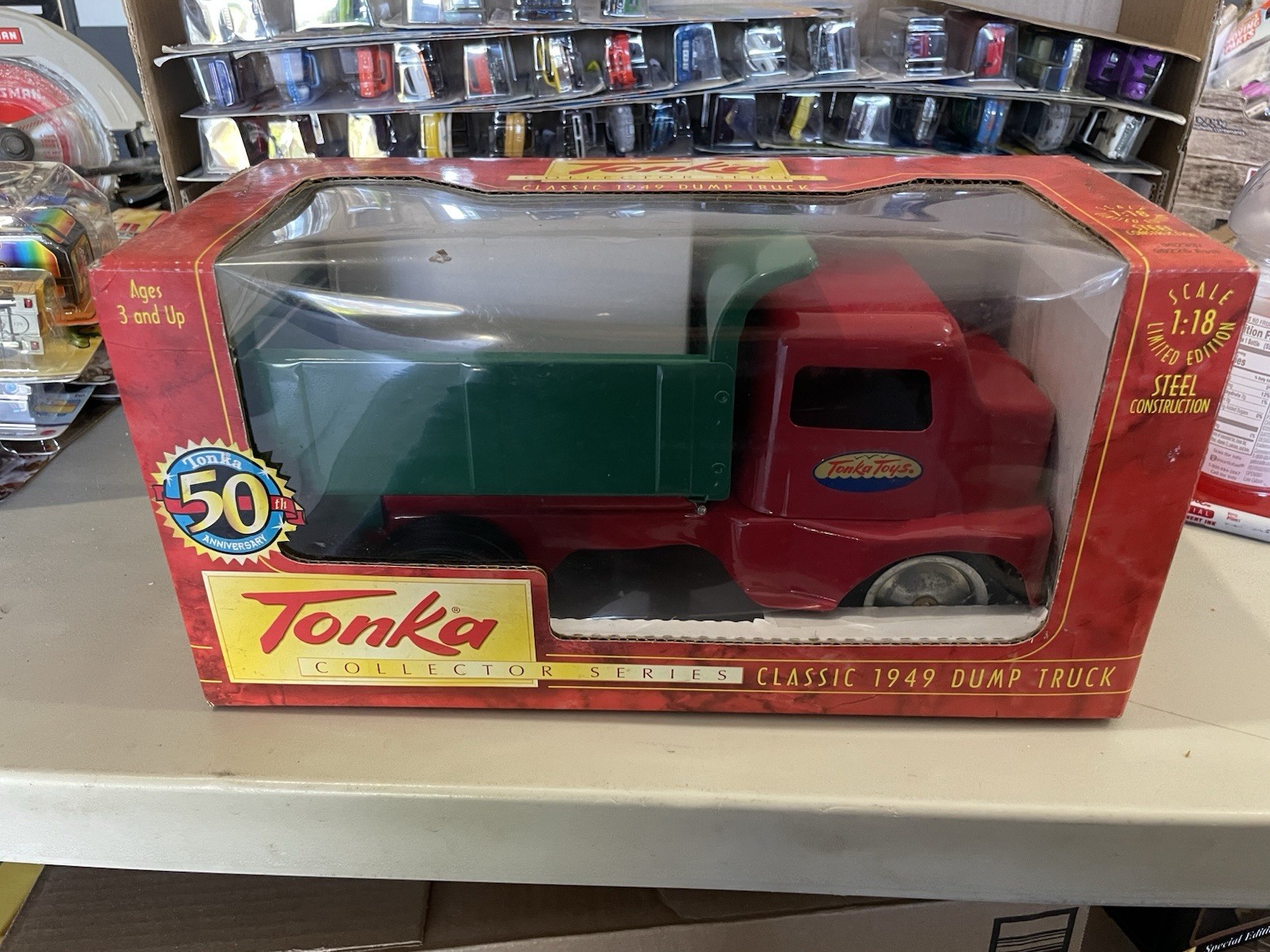 Tonka Collector Series 1949 Dump Truck 1:18 Steel Red Green Limited Edition