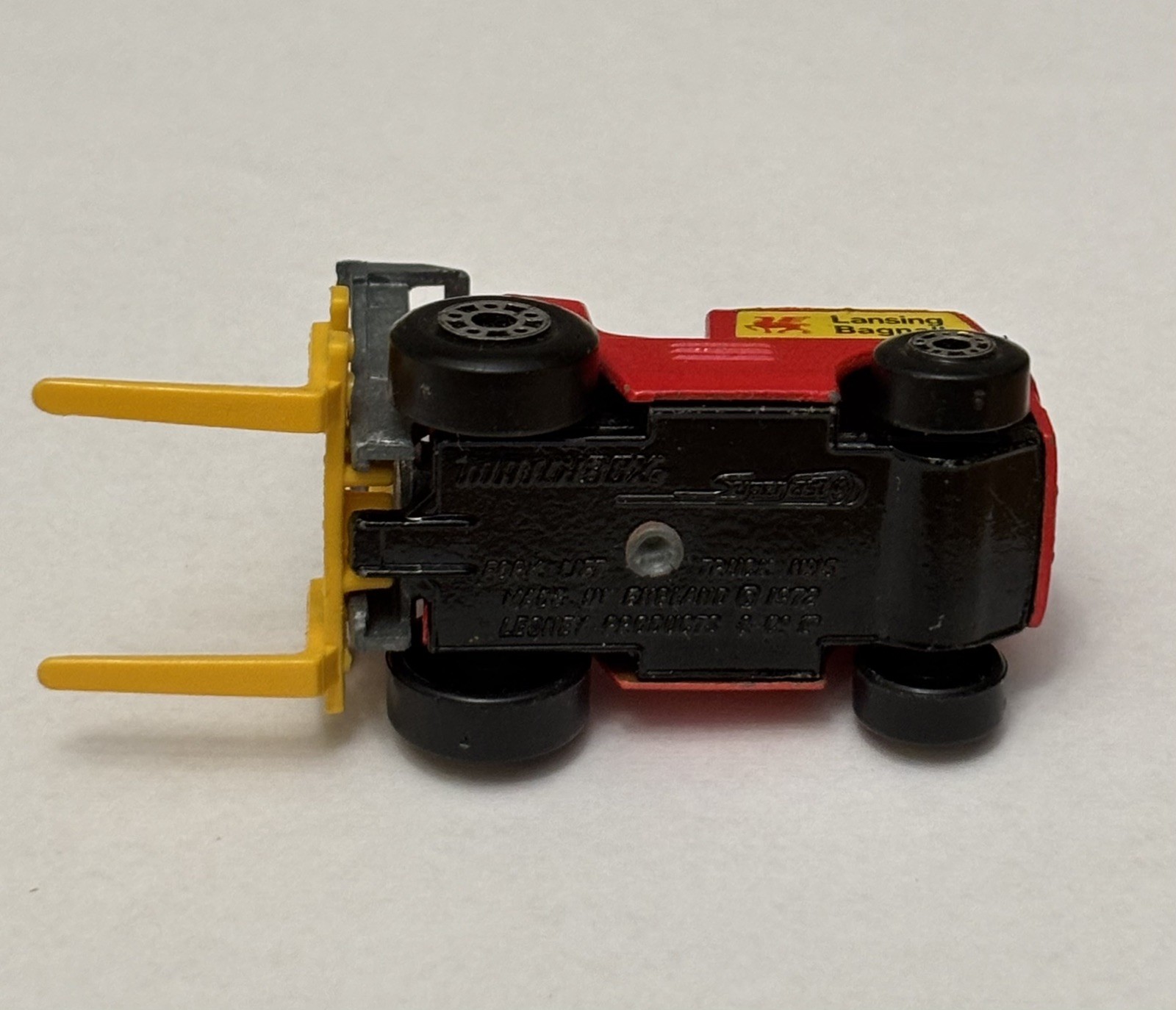 Matchbox Superfast Forklift Truck No 15 Lansing Bagnall 1972 England Made Lesney