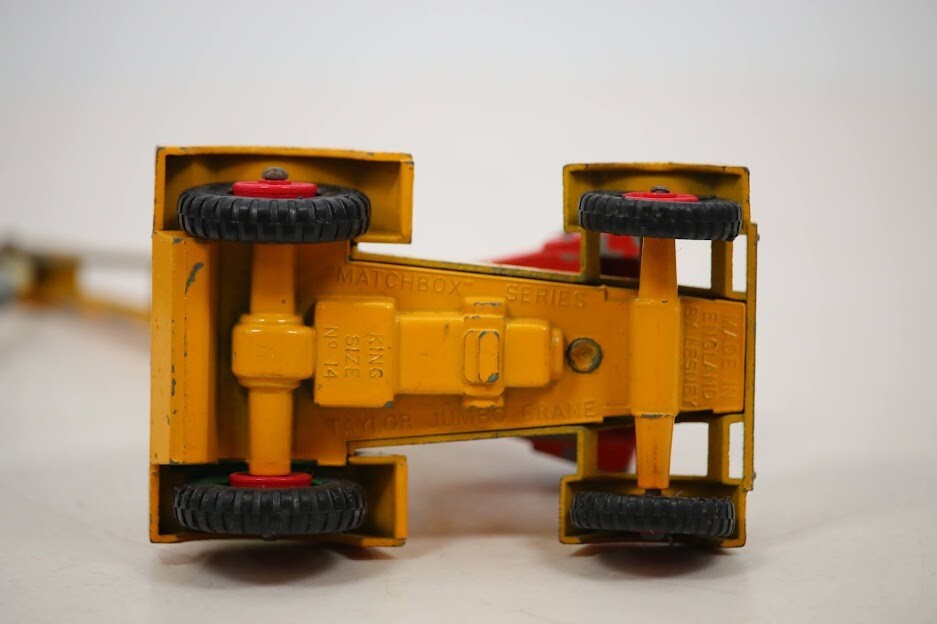 Matchbox Lesney King Size Number K14 Taylor Jumbo Crane, Made In England