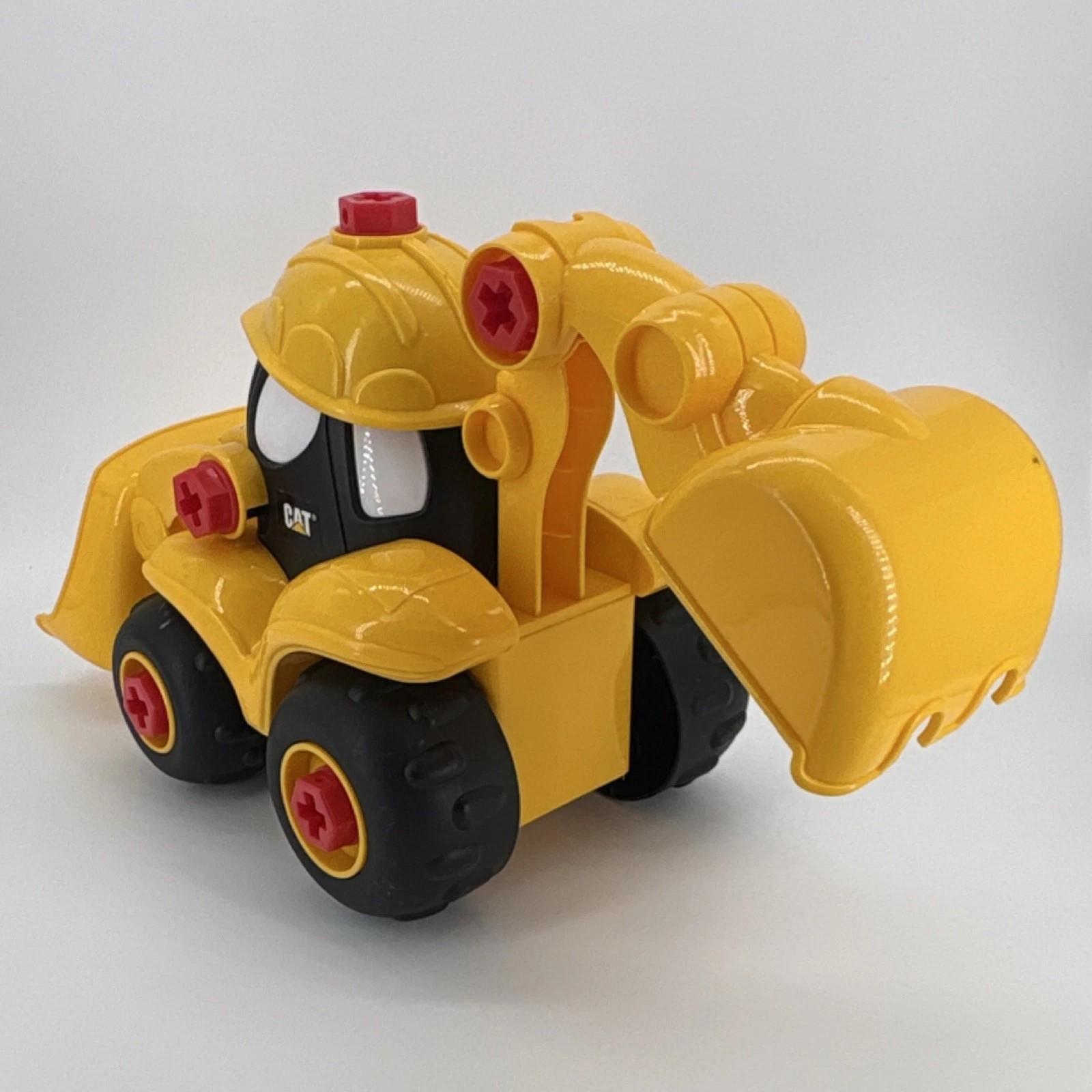CAT Toy State Take Apart Construction Toy Lot Dump Truck Backhoe Loader Machine