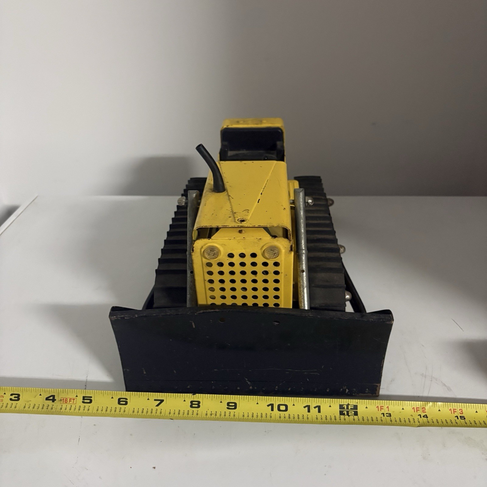 Vintage 1960s Mighty Tonka Dozer 3906 Mound Minn Pressed Steel Bulldozer Toy