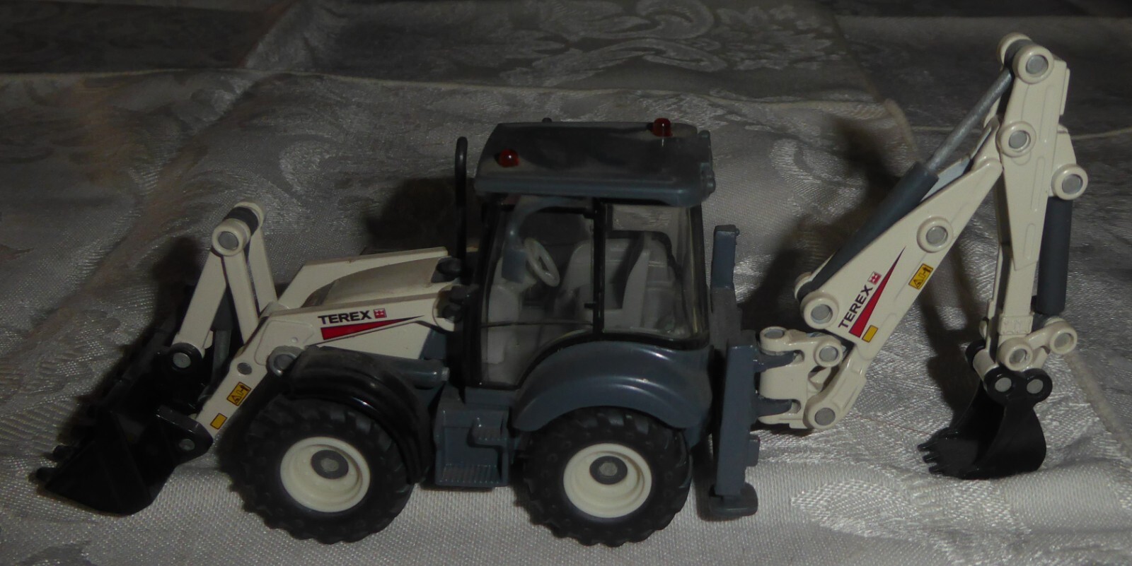 Vintage Siku Terex Back Hoe Loader Diecast Model