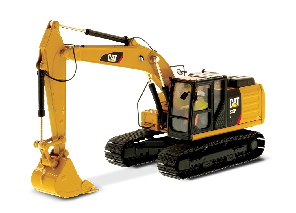 DIECAST MASTERS,CATERPILLAR CAT 320F L Crawler Excavator with driver, 1/50, D…