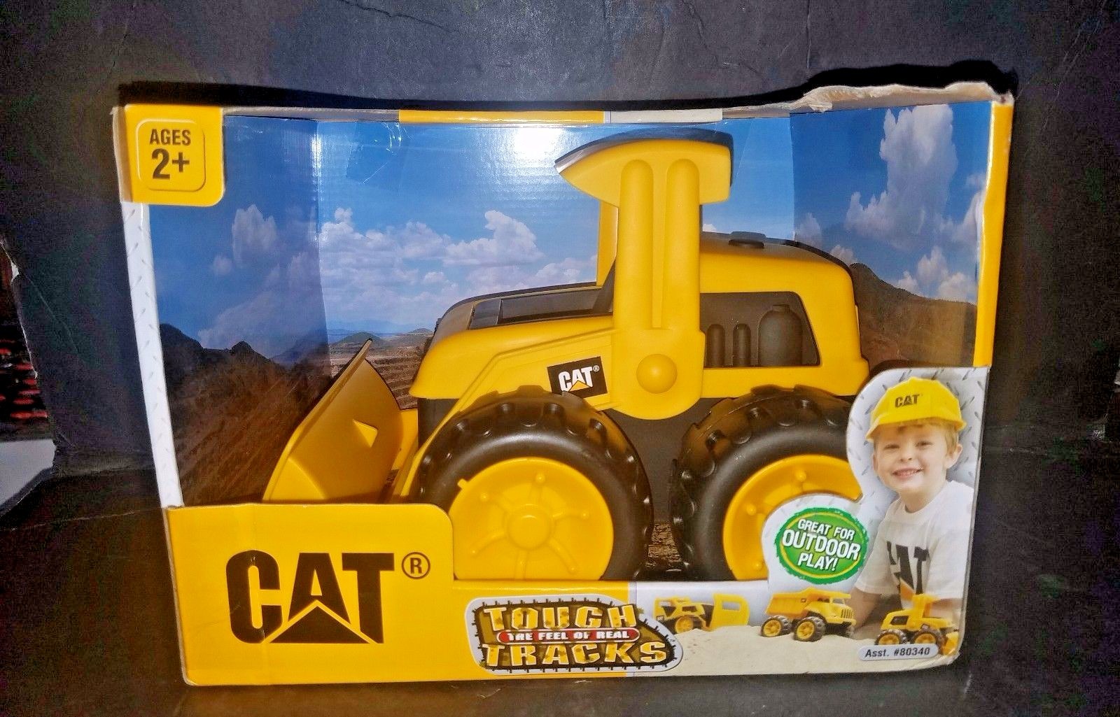 CAT..TOUGH, THE FEEL OF REAL TRACKS. GREAT FOR OUTDOOR PLAY!