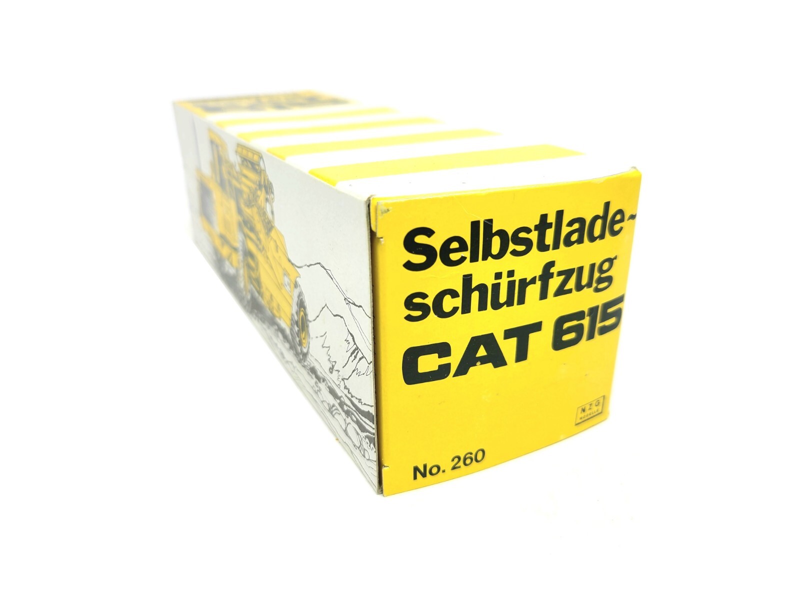 Caterpillar Cat 615 Elevating Scraper – NZG 1:50 Scale Diecast Model #260 New